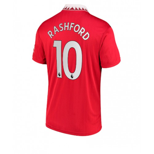 Fotbalové Dres Manchester United Marcus Rashford #10 Domácí 2022-23 Krátký Rukáv